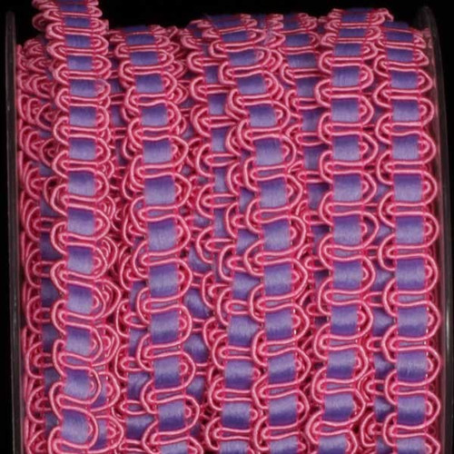 Purple and Pink Solid Wired Craft Ribbon 0.25" x 44 Yards - IMAGE 1
