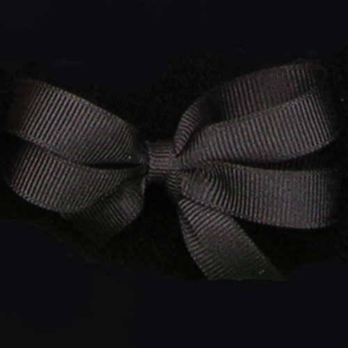 Black Woven Edge Grosgrain Craft Ribbon 0.25" x 132 Yards - IMAGE 1