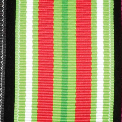 Holiday Red, White and Green Grosgrain Wired Craft Ribbon 1.5" x 27 Yards - IMAGE 1