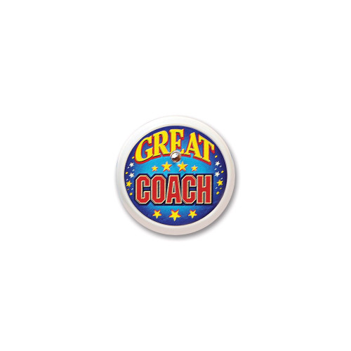 Great Coach Button Blinking Party Favors - 2"- Multicolor - Set of 6 - IMAGE 1