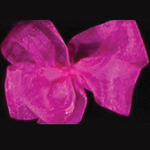 Azalea Pink Organdy Craft Ribbon 3"x 55 Yards - IMAGE 1