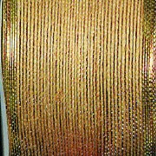 Gold Edge Solid Wired Craft Ribbon 1.5" x 40 Yards - IMAGE 1