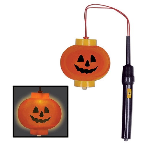 Club Pack of 12 Jack-o-Lantern Pumpkin Light Halloween Decoration 4" - IMAGE 1