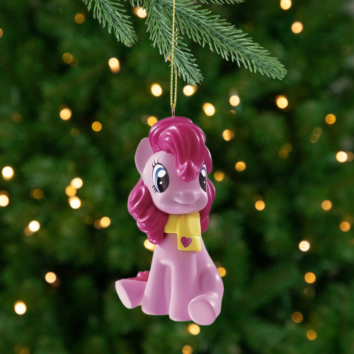 3" Pink and Yellow My Little Pony Pinkie Pie Christmas Ornament - IMAGE 1