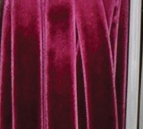 Burgundy Red Soft Woven Edge Decorating Ribbon 0.25" x 66 Yards - IMAGE 1