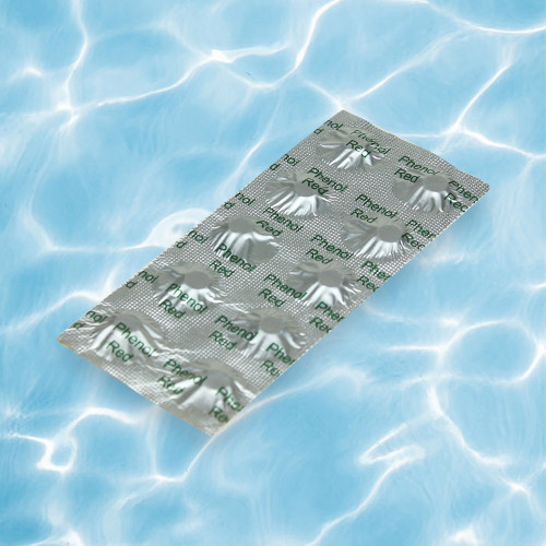 Pack of 10 Phenol Red Water Test Tablets for Swimming Pools - IMAGE 1