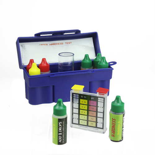 6-Way Test Kit with Testing Block and Case for Swimming Pools and Spas - IMAGE 1
