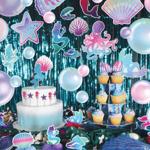 Spherical Bubble Wall Decoration Props - 12" - Multicolor - Pack of 240 - IMAGE 1