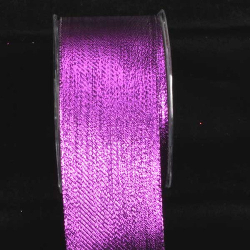 Shimmering Purple Contemporary Wired Craft Ribbon 2.5" x 54 Yards - IMAGE 1