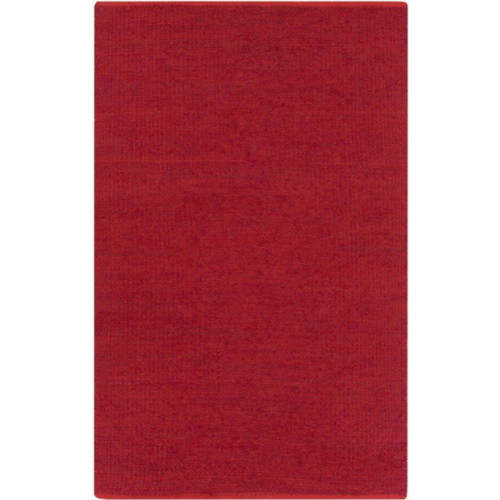 3.5' x 5.5' Bright Red Tonga Designed Area Throw Rug - IMAGE 1