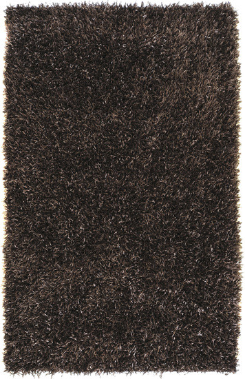 5' x 8' Solid Chocolate Brown Hand Woven Area Throw Rug - IMAGE 1