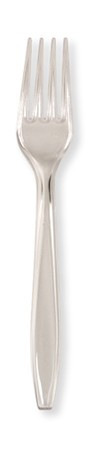 Premium Lightweight Disposable Forks - 7" - Clear - Club Pack of 288 - IMAGE 1
