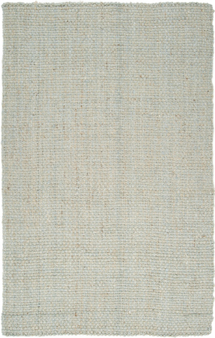 3.5' x 5.5' Complect Fusion Storm Gray Hand Woven Jute Area Throw Rug - IMAGE 1