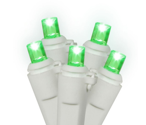 12 Battery Operated White Led Candle Clip On Christmas Lights Green Wire Christmas Central