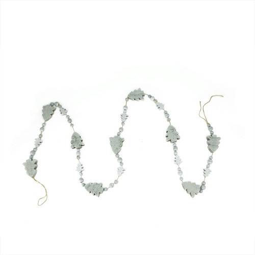 6' x 2" Alpine Chic Beaded Artificial Christmas Garland - Unlit - IMAGE 1
