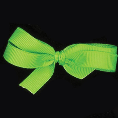 Lime Green Woven Edge Grosgrain Craft Ribbon 0.25" x 132 Yards - IMAGE 1