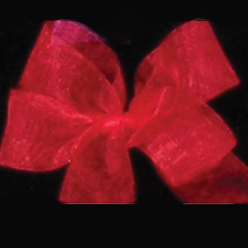 Red Ravenous Organdy Craft Ribbon 3 x 55 Yards - IMAGE 1