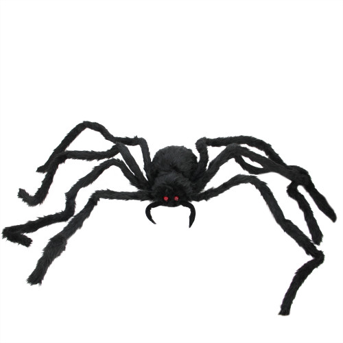 48" Spooky Town Spider with LED Flashing Eyes Halloween Decoration - IMAGE 1