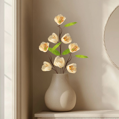 28" Yellow and Green Artificial Spring Floral Pick - IMAGE 1