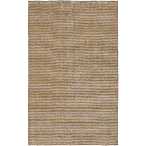 2' x 3' Simple Pleasures Khaki Brown Hand Woven Rectangular Area Throw Rug - IMAGE 1
