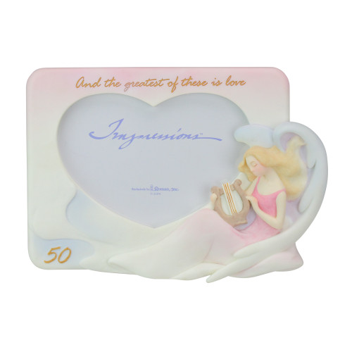 50th Wedding Anniversary Picture Frame - for a 4" x 6" Photo - IMAGE 1