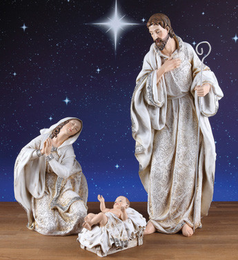 3 Piece Holy Family Nativity Figures 22.5" - IMAGE 1