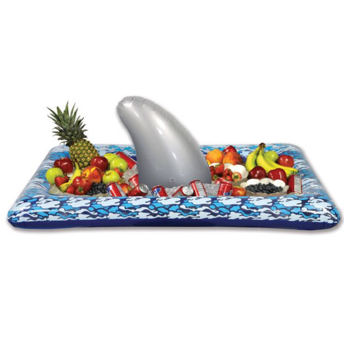 Inflatable Shark Buffet Coolers - 54" - Pack of 6 - IMAGE 1