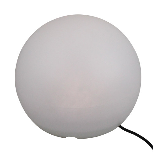 11.75 Lighted Color Changing Ball with Remote - Clear LED Lights - IMAGE 1