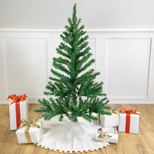 Medium Mixed Green Pine Artificial Christmas Tree - 4' - Unlit - IMAGE 1