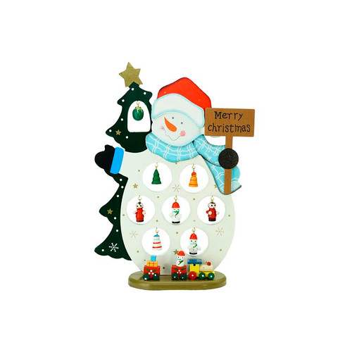 10.25" Snowman Ornament Holder Christmas Decoration - IMAGE 1