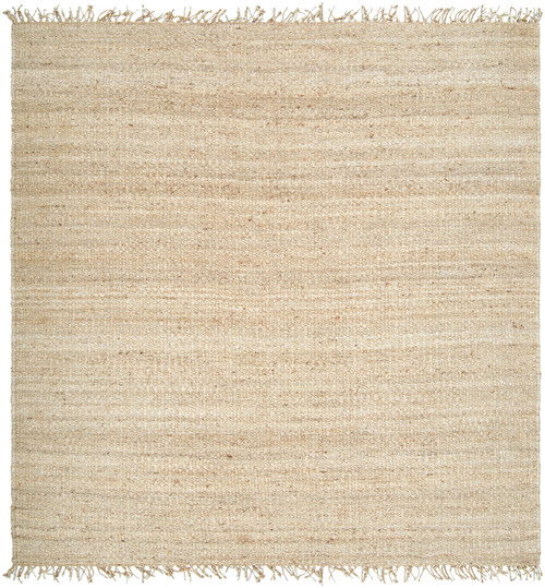 8' x 8' Simple Solutions Windswept Sand Jute Area Throw Rug - IMAGE 1