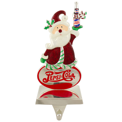 Pepsi-Cola Santa Claus Christmas Stocking Holder - 9.75" - IMAGE 1