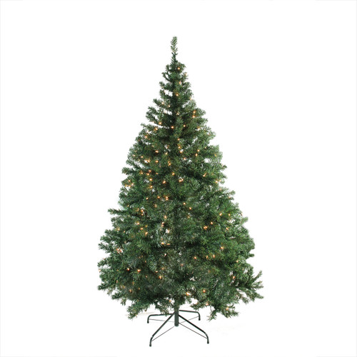 6.5' Pre-Lit Medium Niagara Pine Artificial Christmas Tree - Clear Lights - IMAGE 1