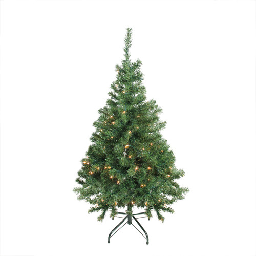 Pre-Lit Niagara Pine Medium Artificial Christmas Tree - 4' - Clear Lights - IMAGE 1