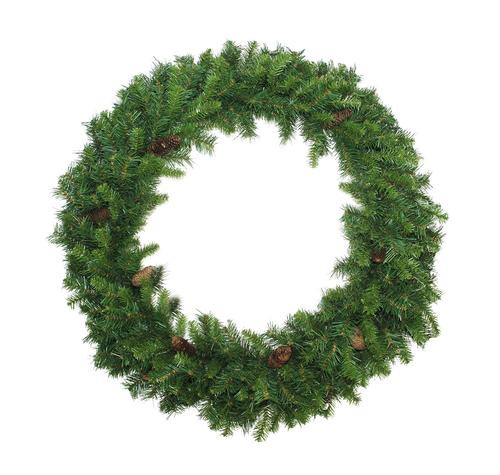 Dakota Red Pine Commercial Artificial Christmas Wreath - 6' - Unlit - IMAGE 1