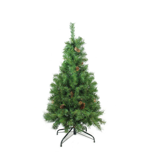 4' Dakota Red Pine Full Profile Artificial Christmas Tree with Pine Cones - Unlit - IMAGE 1