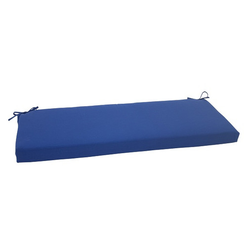 Solid Outdoor Patio Bench Cushion - 45" - Navy Blue - IMAGE 1