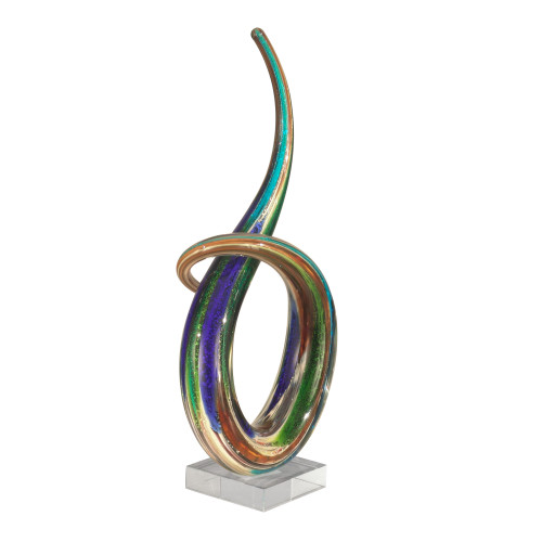 14.5" Cieza Sculpture Hand Blown Figurine - IMAGE 1