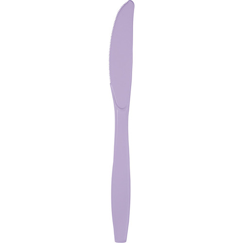 Reusable Party Knives - 7.5" - Purple - Club Pack of 288 - IMAGE 1