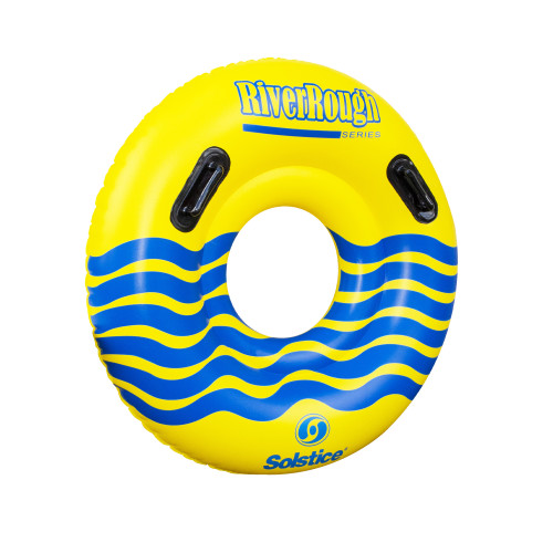 48" Inflatable River Rough Swimming Pool Ring Tube with Handles - IMAGE 1