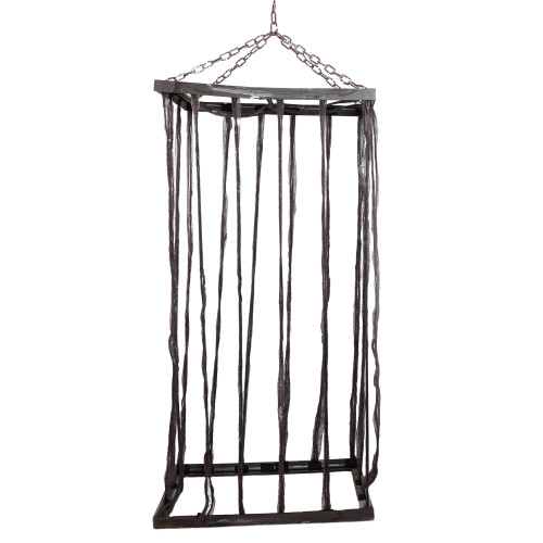 75.5" Life Size Hanging Cage Halloween Decoration - IMAGE 1