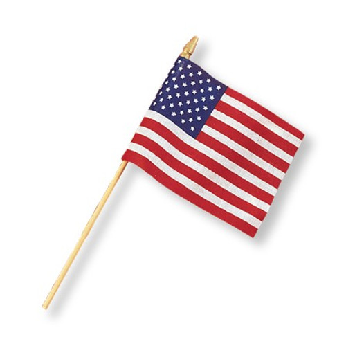 Club Pack of 36 Small Patriotic American Garden Flags 9" - IMAGE 1