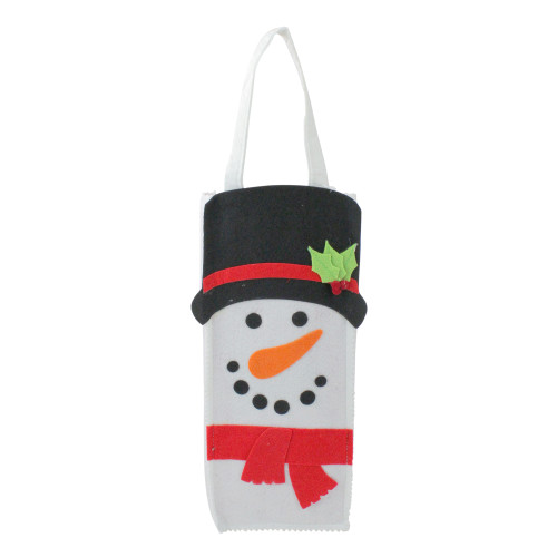 Snowman Pouch with Christmas Place Mats - 13.5" - Set of 4 - IMAGE 1