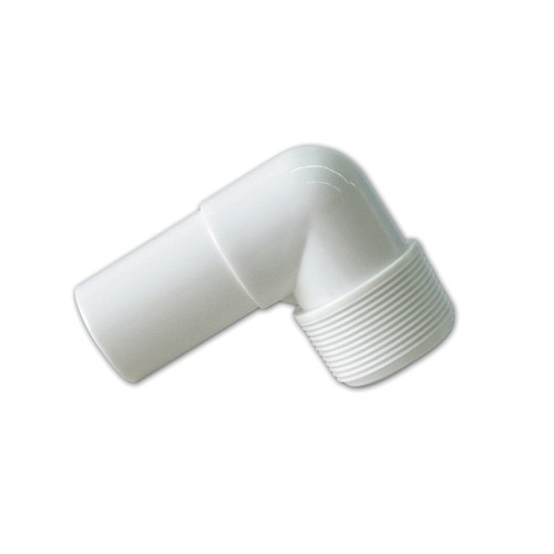 Hydro Tools Swimming Pool or Spa Straight Slip Elbow Fitting - 4.25" - White - IMAGE 1
