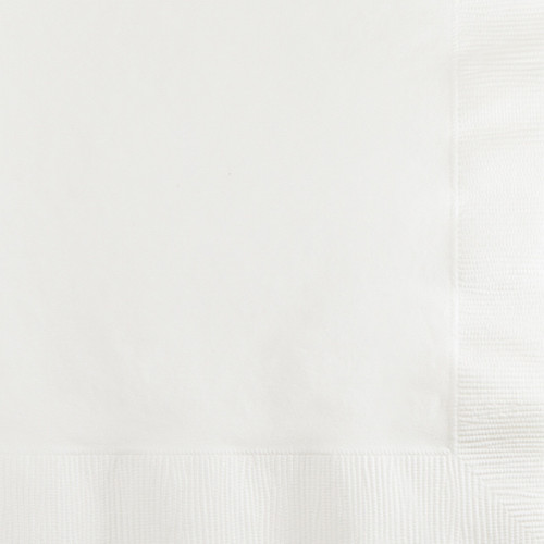 Club Pack of 600 Premium 2 Ply White Disposable Luncheon Napkins 6.25" - IMAGE 1