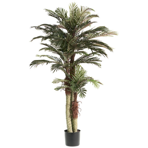 Artificial Potted Phoenix Palm Trees - 6' - Set of 2 - IMAGE 1