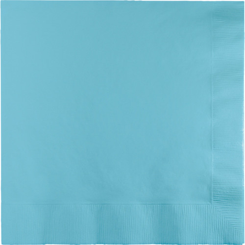 Club Pack of 600 Premium 2 Ply Pastel Blue Disposable Luncheon Napkins 6.25" - IMAGE 1