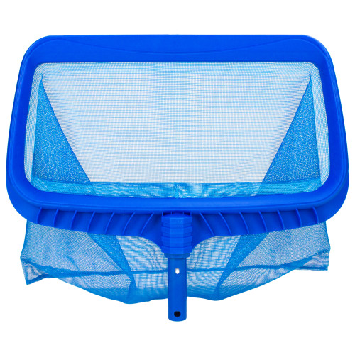 19.75" Blue Deep Bag Swimming Pool Leaf Rake Skimmer Head - IMAGE 1