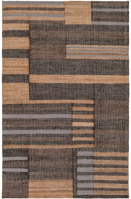 2' x 3' Mystic Woodlands Gray and Brown Hand Woven Area Throw Rug - IMAGE 1