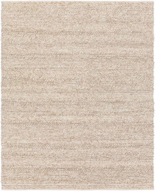 8' X 10' Nature's Essence Intertwine Pearl White Hand Woven Area Throw Rug - IMAGE 1